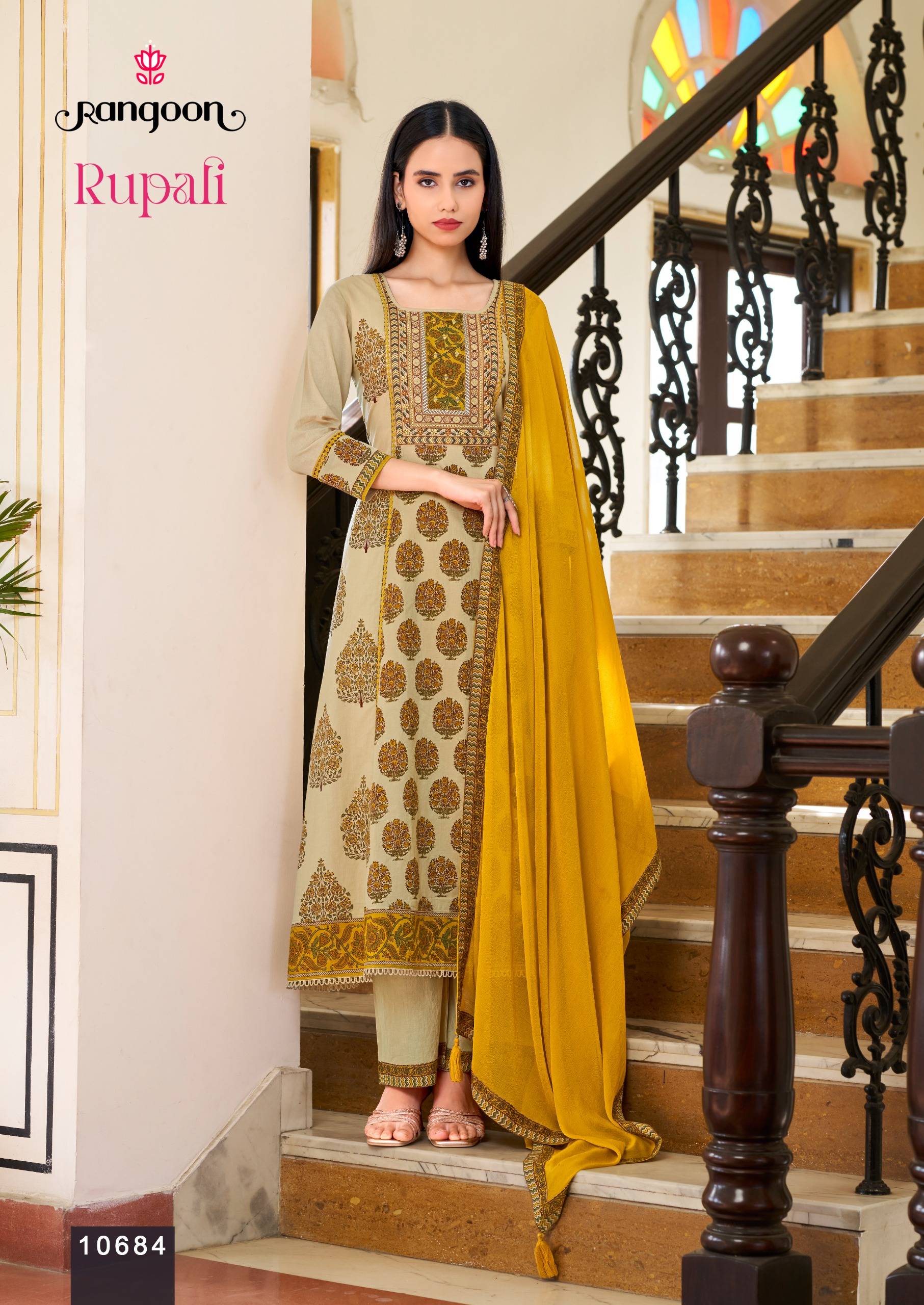 RUPALI by Rangoon 10681 to 10684 series casual wear Pure Cotton Print dressesAt Wholesale Price